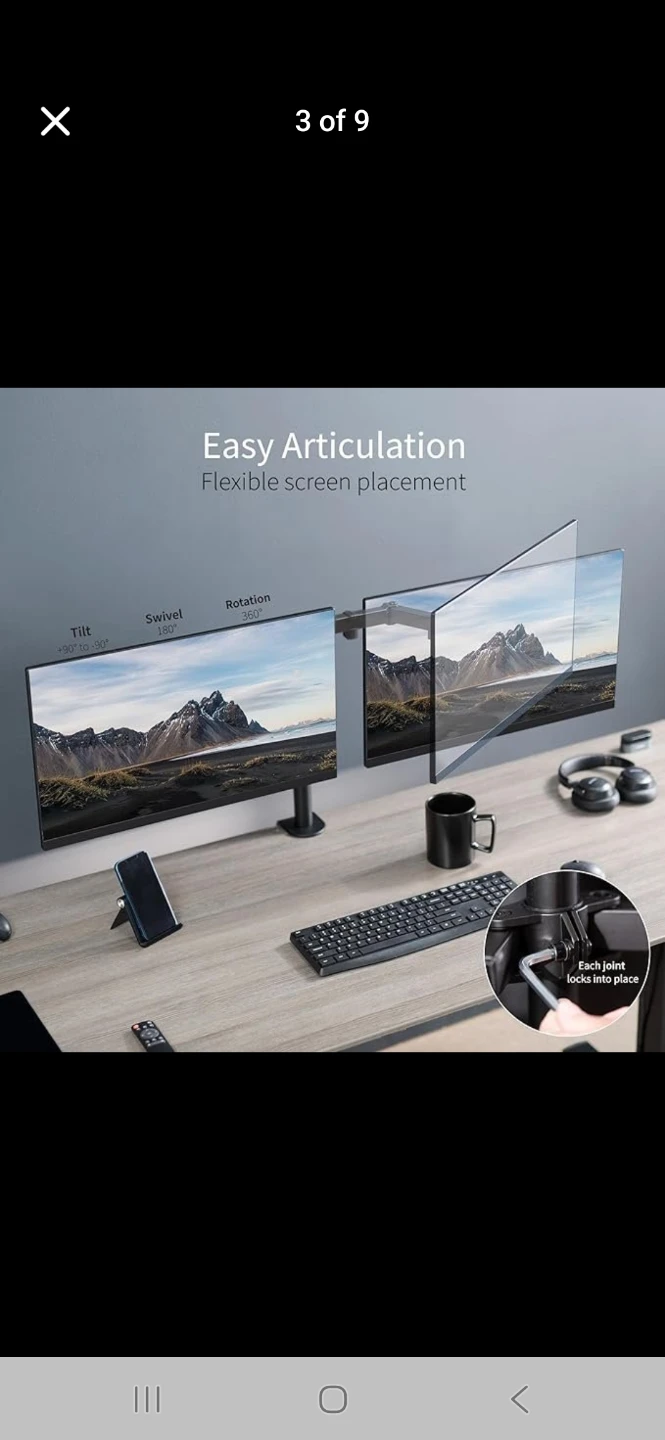 Dual Monitor Mount Stand - photo 3