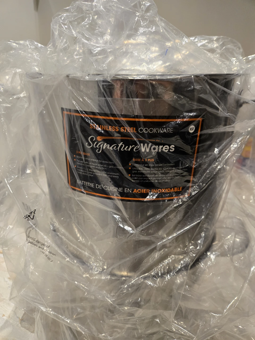 New SignatureWares 20 Qt Double Boiler w/Insert