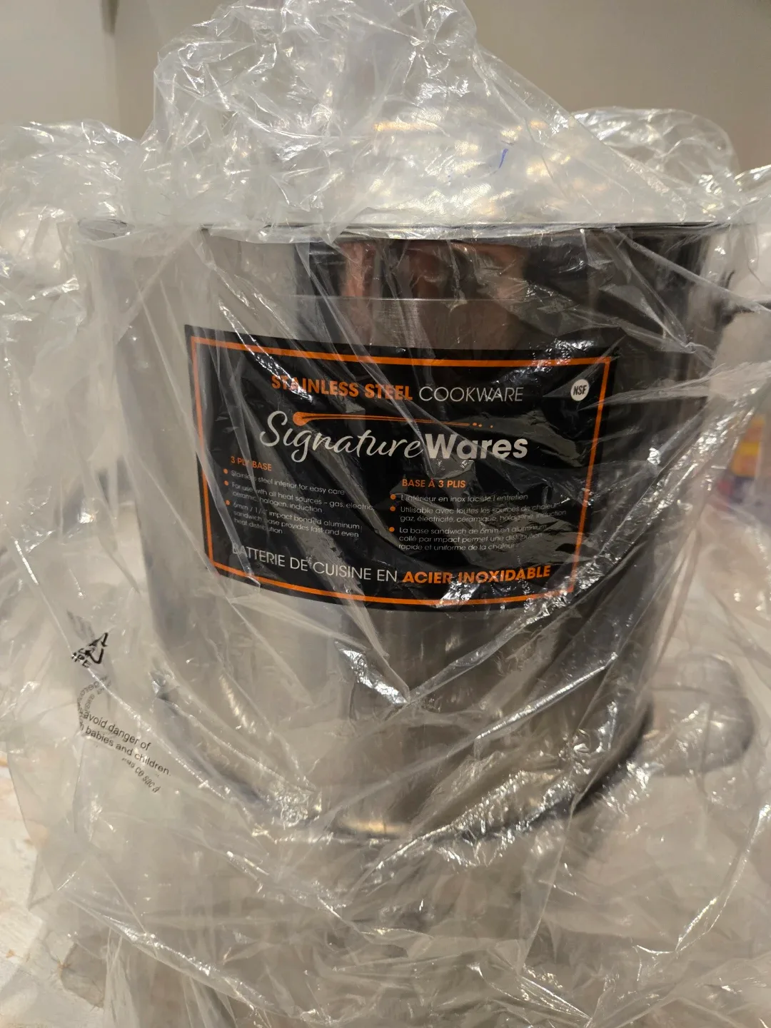 New SignatureWares 20 Qt Double Boiler w/Insert