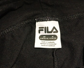 Authentic Fila black leggings - photo 2