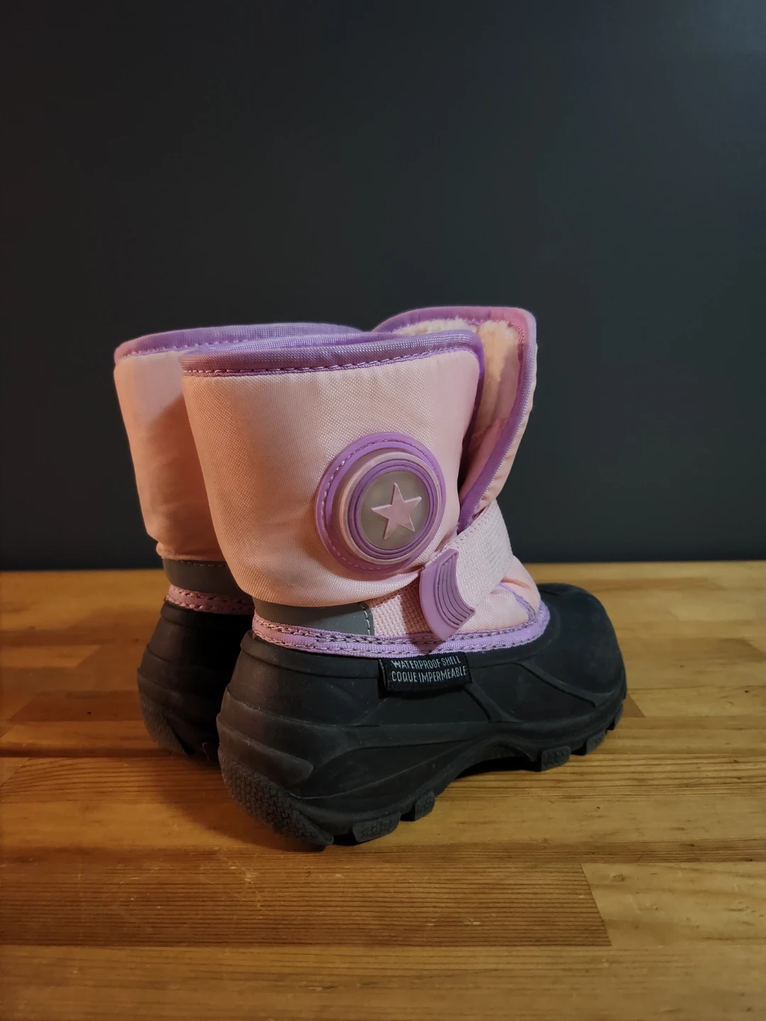 Kids' Pink & Purple Winter Boots - Size 10 #Cleanout - photo 2