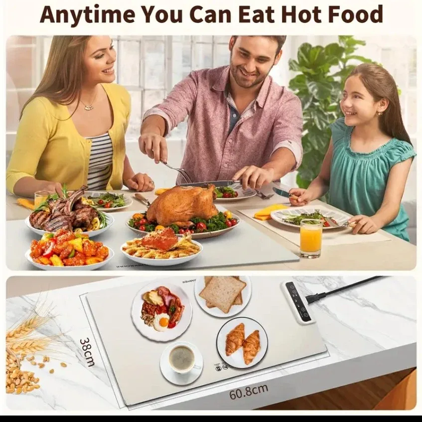 Electric Food Warming Mat (23.6" x 15") #Cleanout image indicator(4)