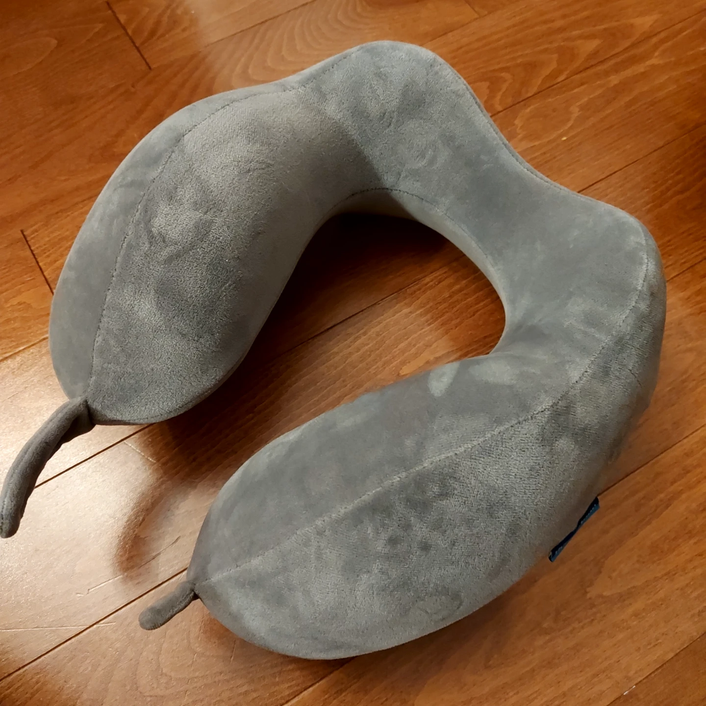 Brookstone Grey Travel Neck Pillow