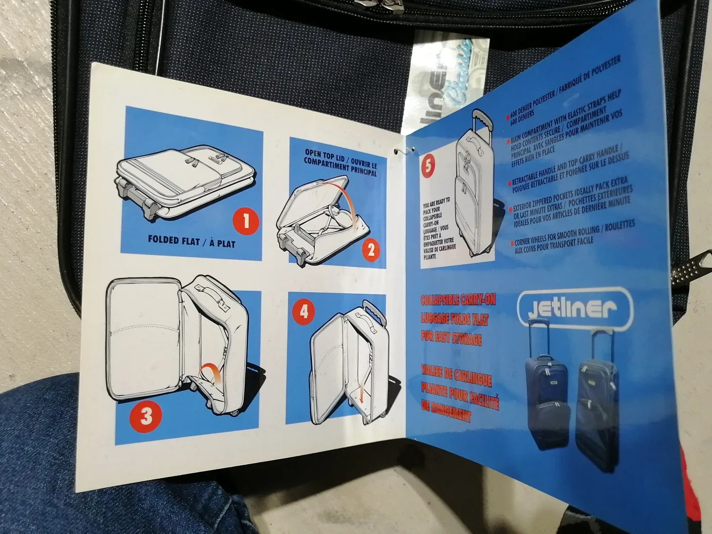 Jetliner Carry-On Luggage - Space Saver Suitcase image indicator(2)