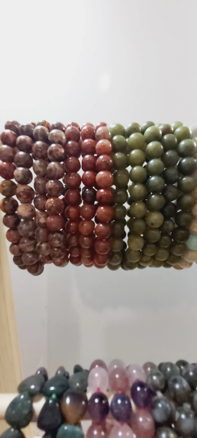 All natural stone bracelets - photo 4