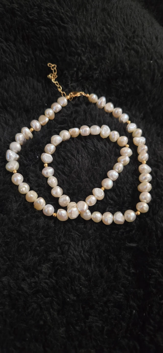 Freshwater Pearl Necklace 18" - photo 3