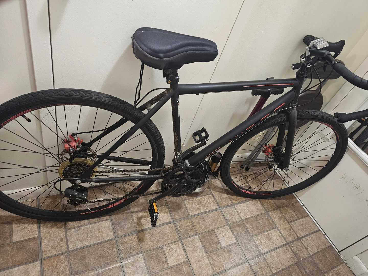 Hybrid Road Bike - Black