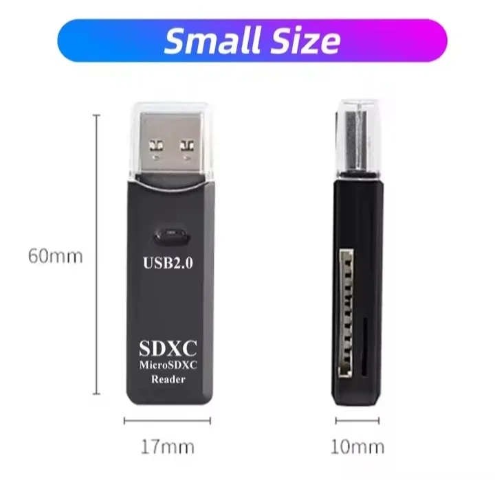 USB 2.0 SDXC MicroSDXC Reader image indicator(4)