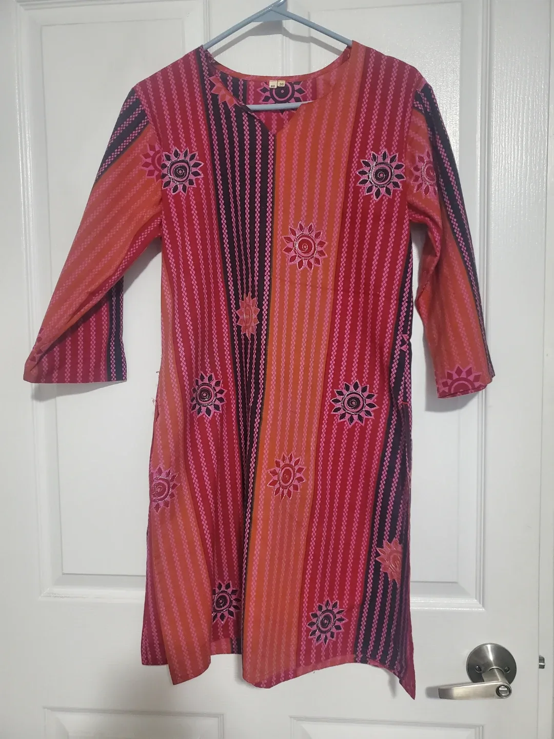 Indian Kurtis: multicolour tunic top