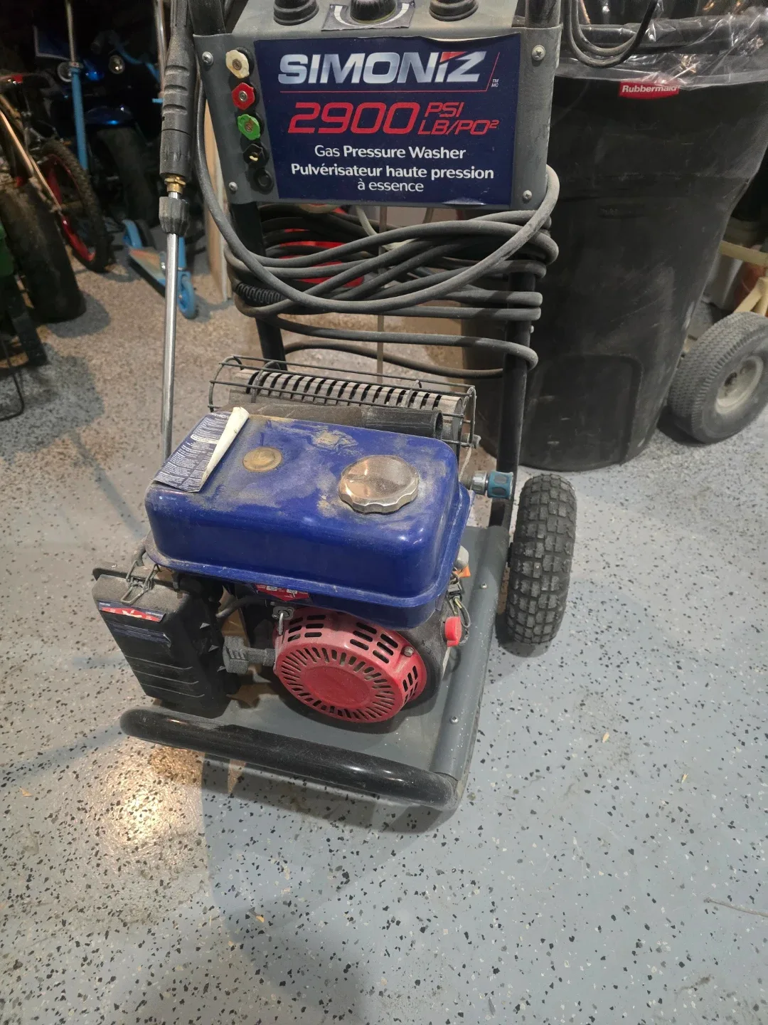 Simoniz 2900 PSI Gas Pressure Washer image indicator(2)