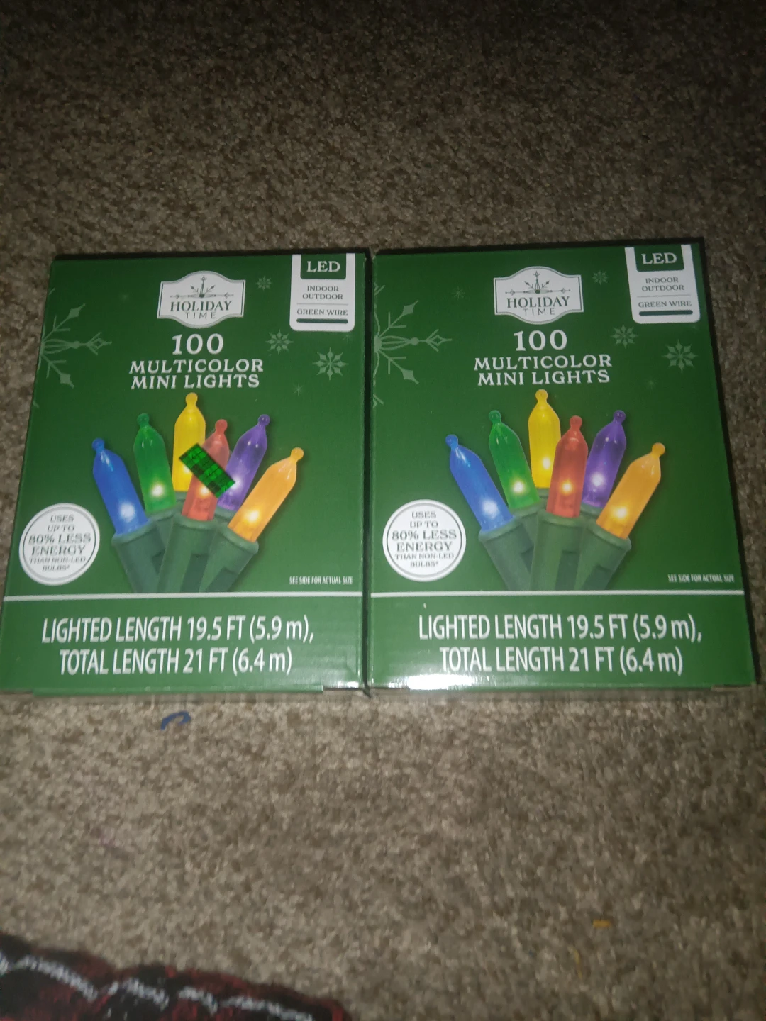 Holiday Time 100 Multicolor Mini Lights - New - photo 2