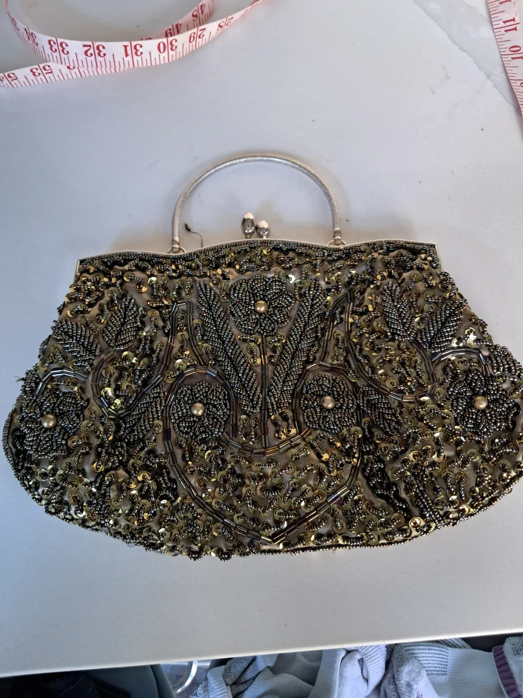 Beaded evening bag #cleanout#