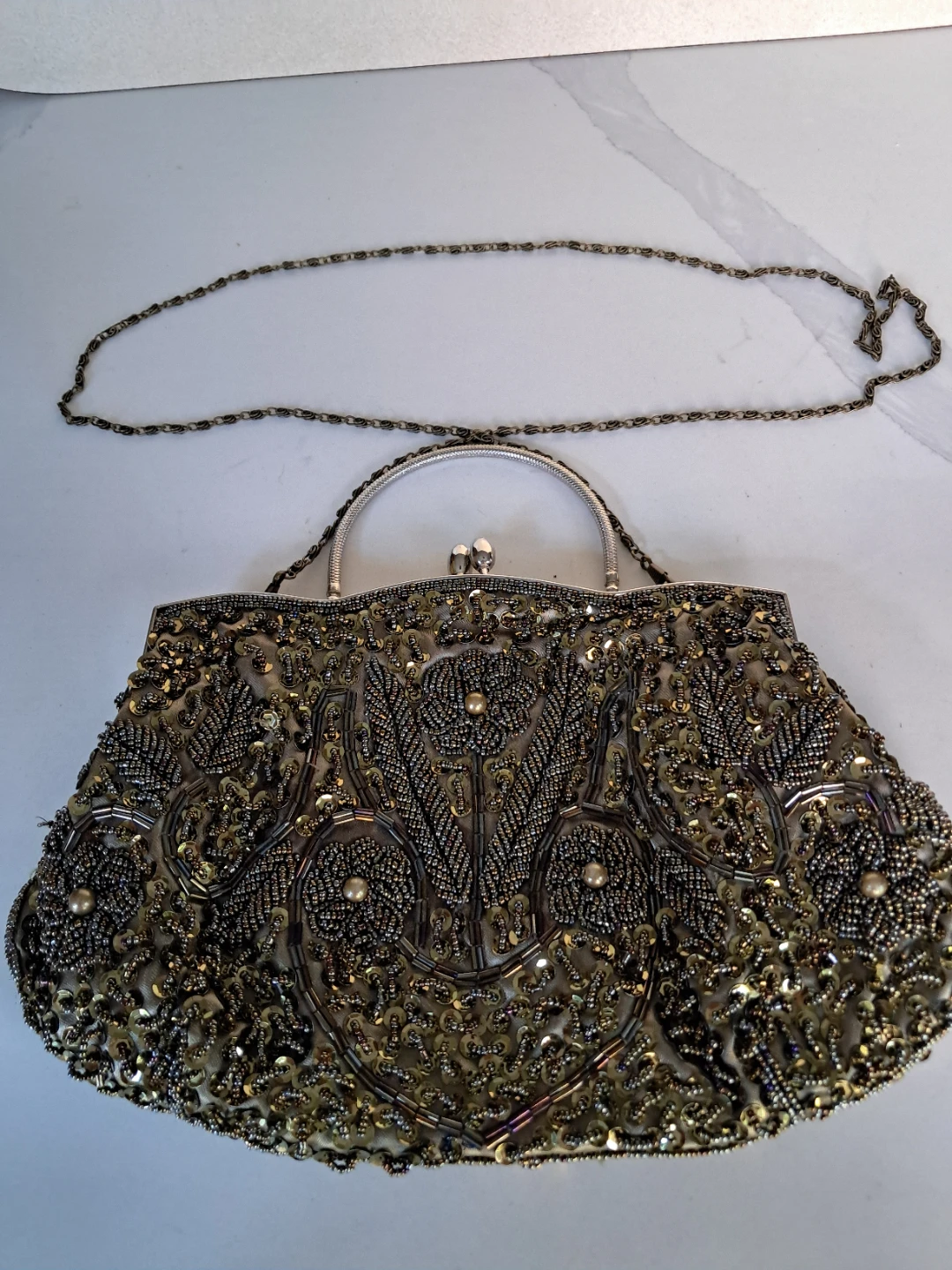 Beaded evening bag #cleanout# - photo 2