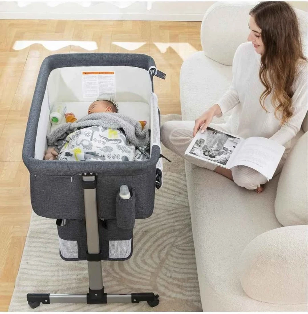 Grey Baby Bassinet - photo 3