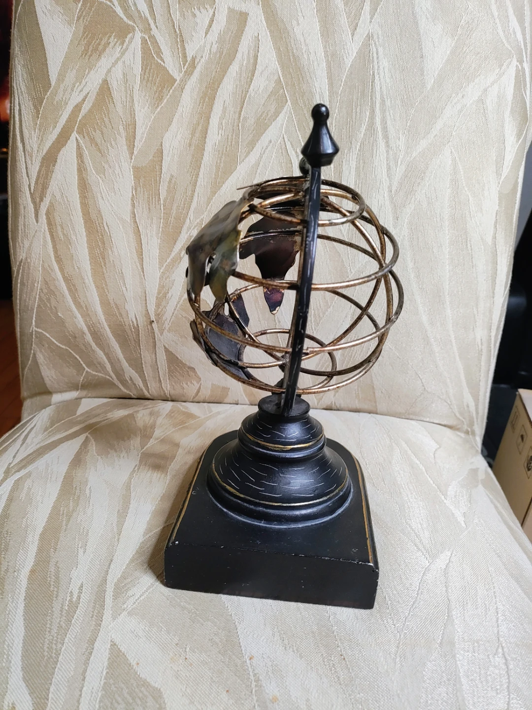 Metal Globe Bookend - photo 2