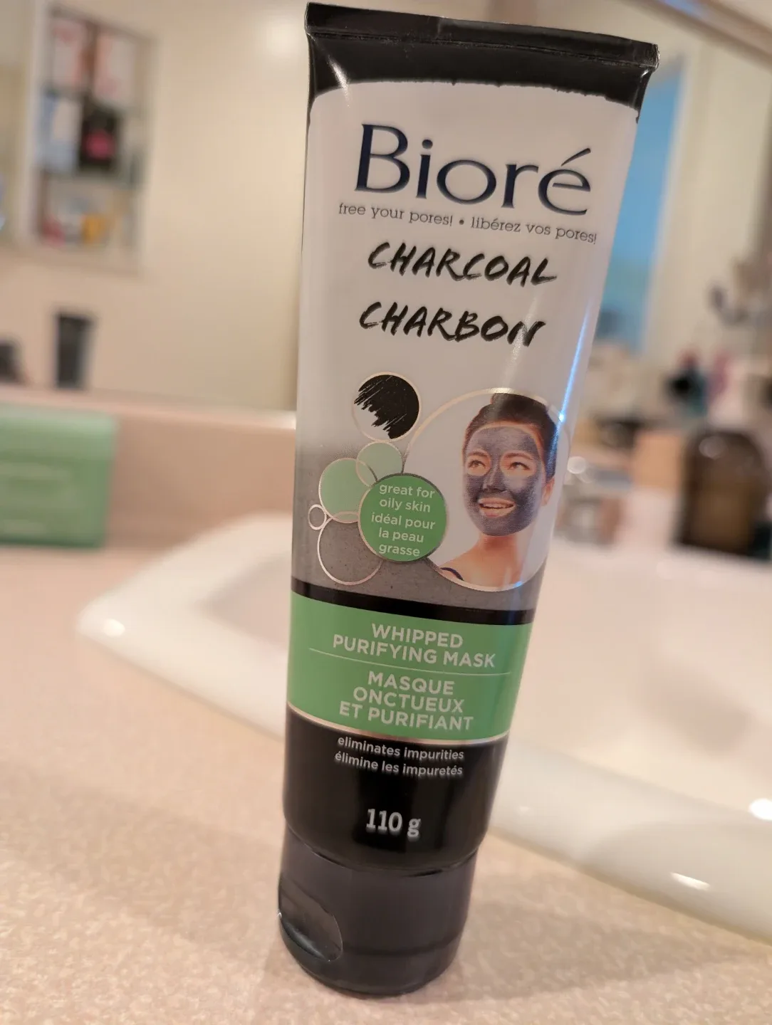 Bioré Charcoal Whipped Purifying Mask - 110g