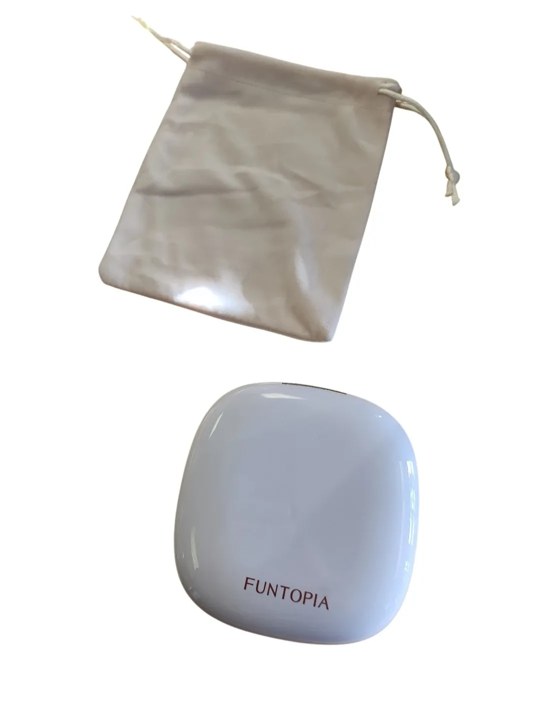 FunTopia LED Travel Makeup Mirror with 10x Magnification image indicator(3)