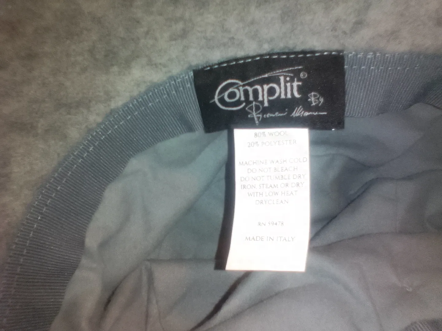 Complit Hat - Wool Blend, Made in Italy #Cleanout image indicator(2)