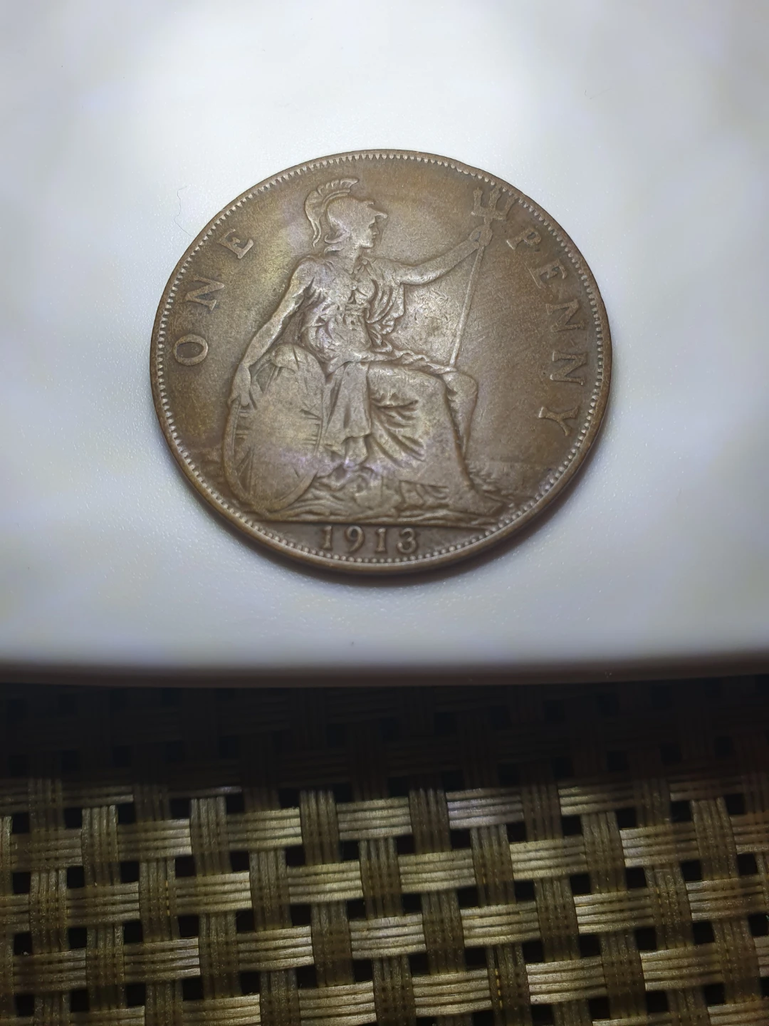 1913 One Penny Coin