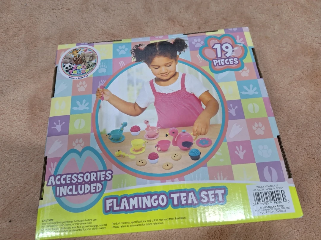 Flamingo Tea Set - 19 Pieces - photo 2