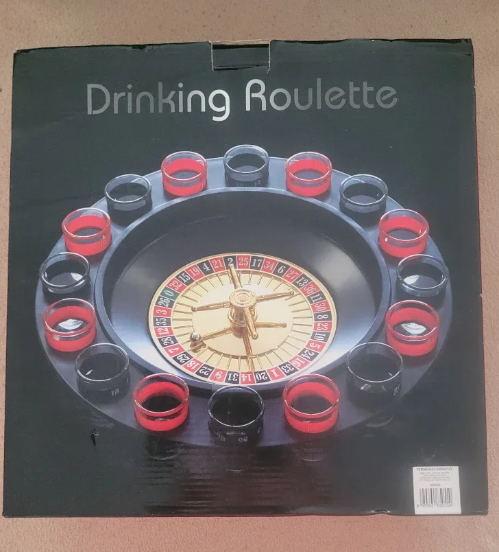 Drinking Roulette Game - New in Box!# cleanout