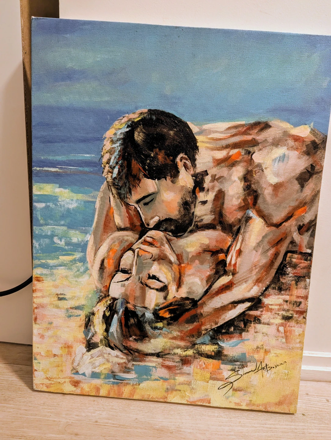 Hand painted painting