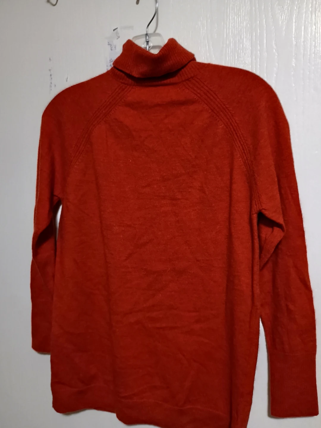 Max Studio Red Merino Wool Turtleneck - Size L - photo 2