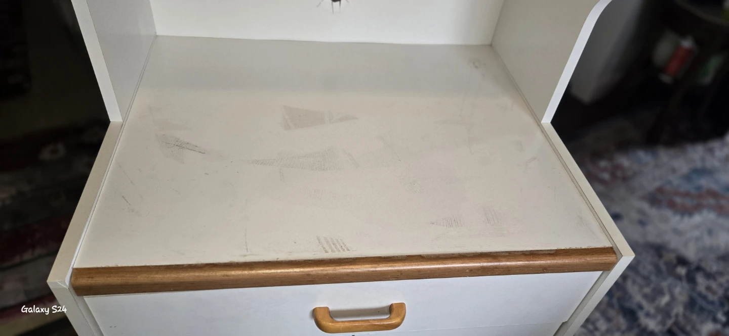 White microwave stand - photo 5