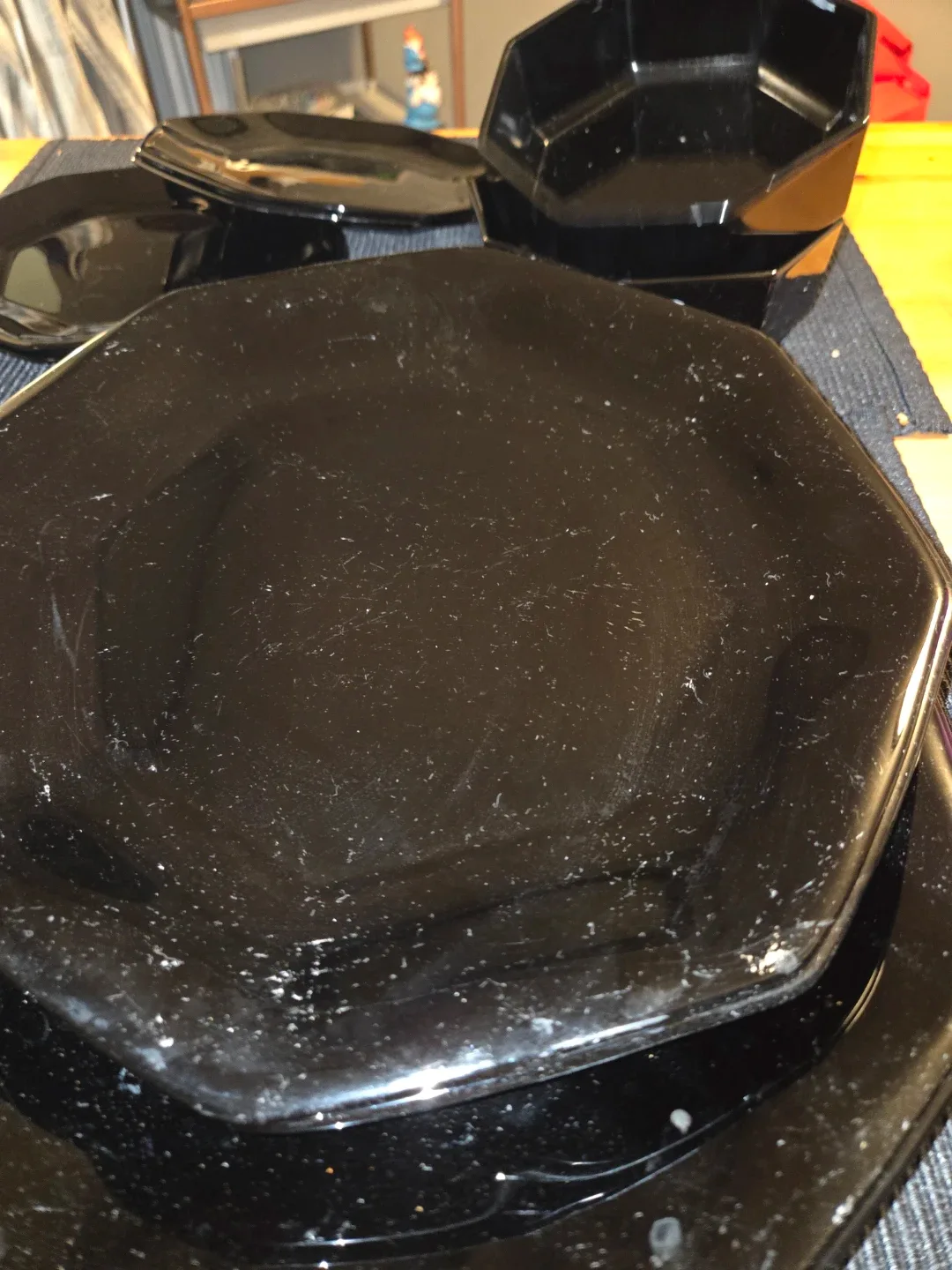 #CleanoutBlack Octagon Dinnerware Set image indicator(2)