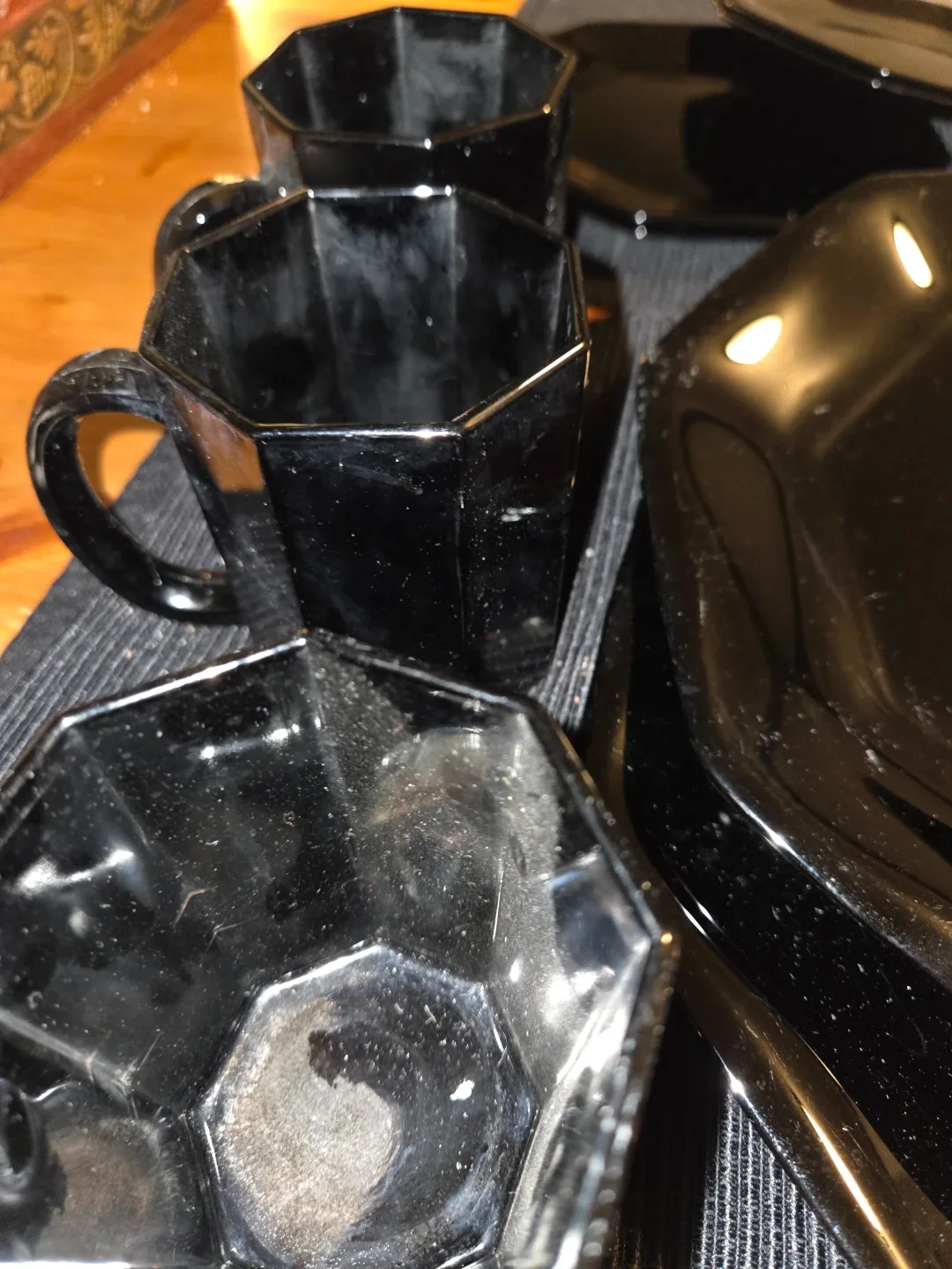 #CleanoutBlack Octagon Dinnerware Set image indicator(3)