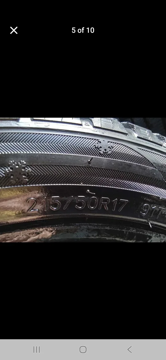 Set of 4 JINYU winter tired rims  (215 50 17) pattern (5x114.3) image indicator(4)