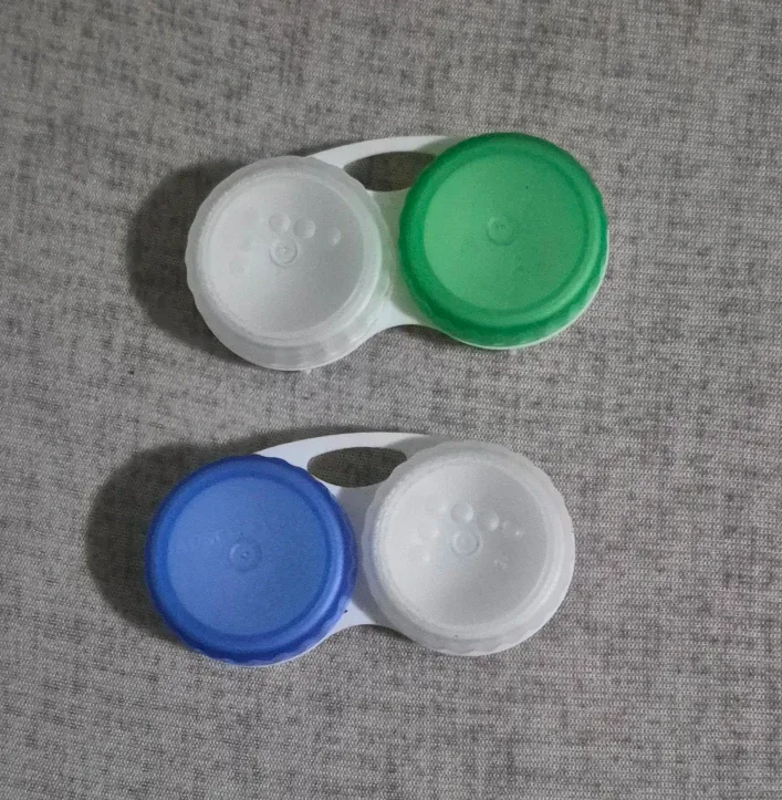Contact Lens Cases - Blue & Green
