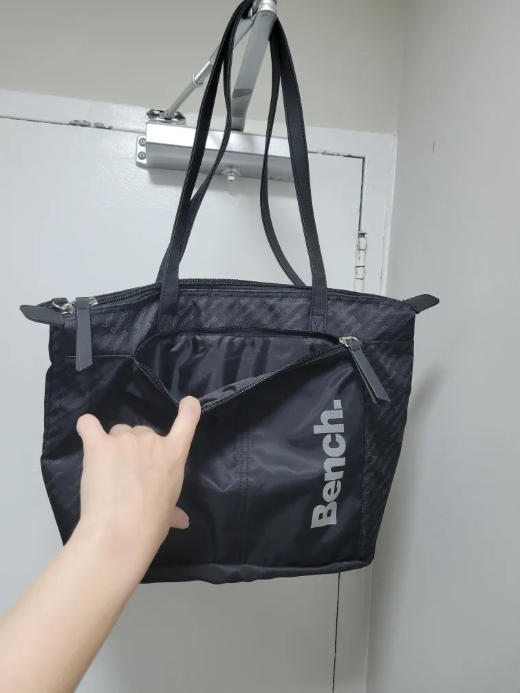 Bench. Black Tote Bag image indicator(2)