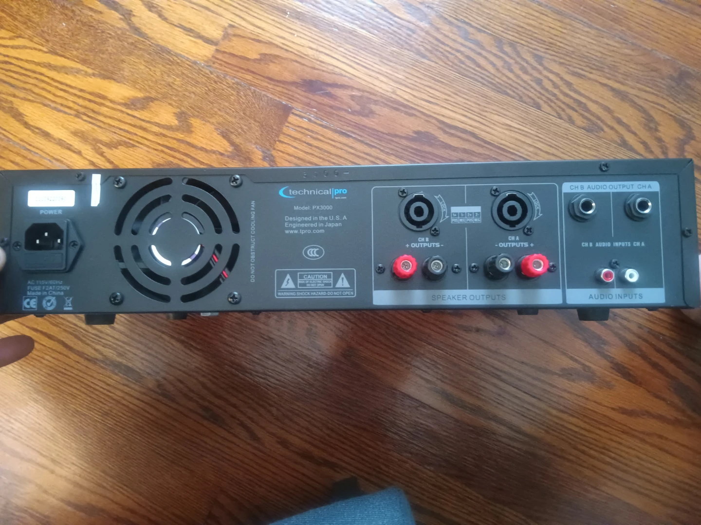 Technical Pro PX3000 Amplifier - 3000 Watts - photo 2