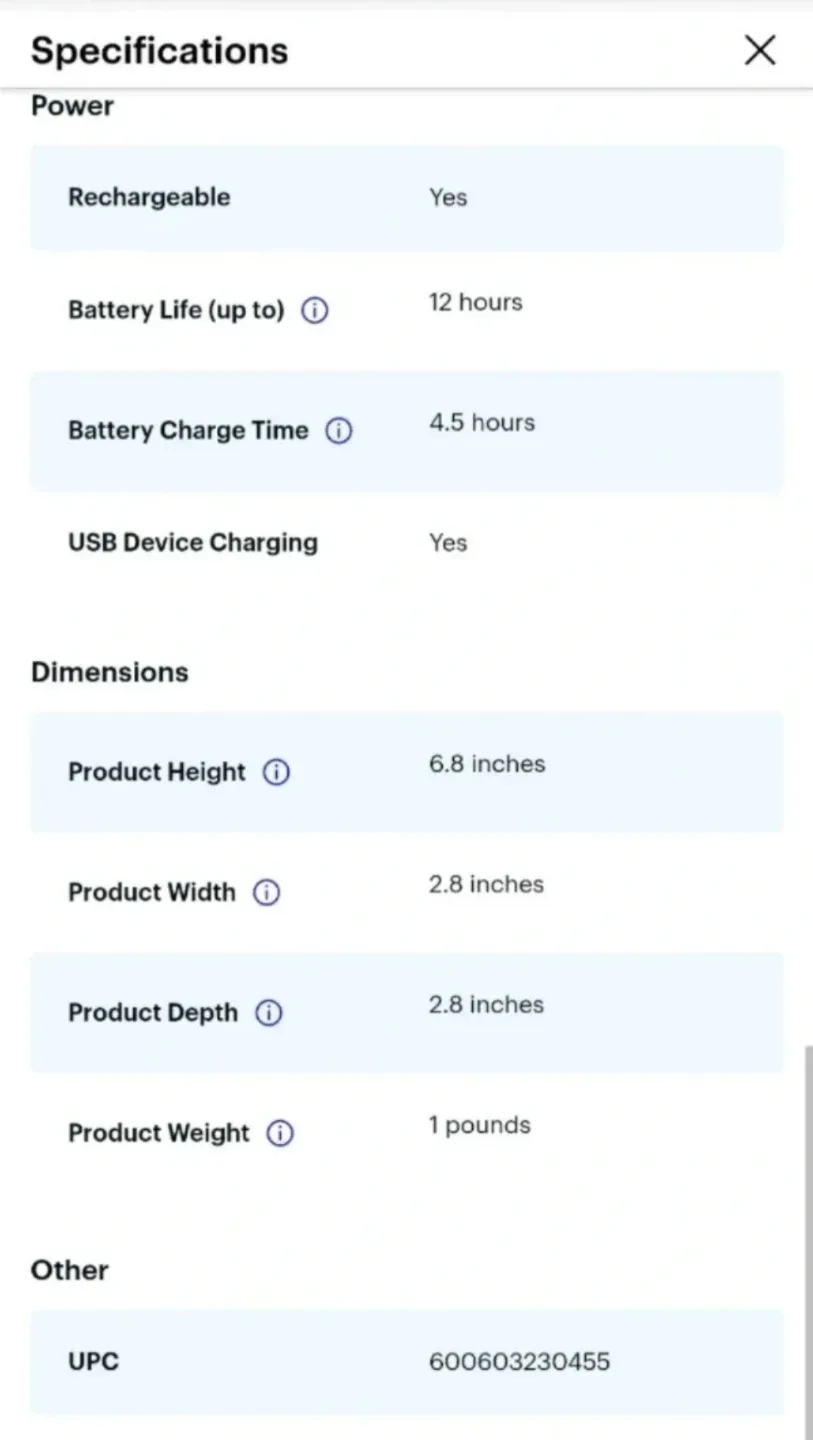 Insignia WAVE 2 Portable Bluetooth Speaker - #Cleanout image indicator(8)