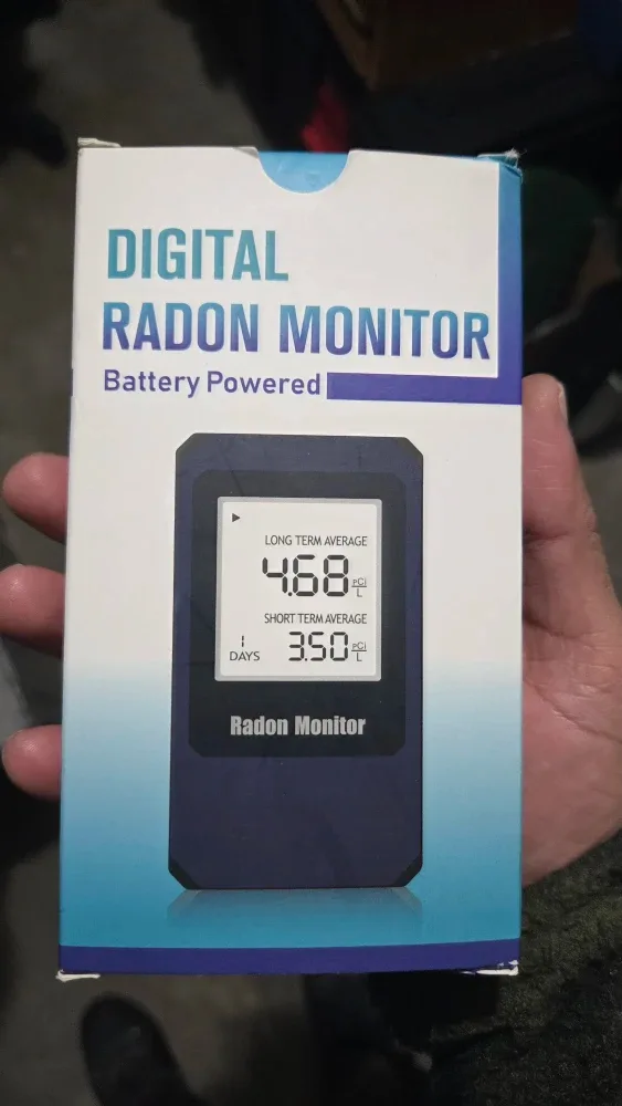 Digital Radon Monitor - Battery Powered