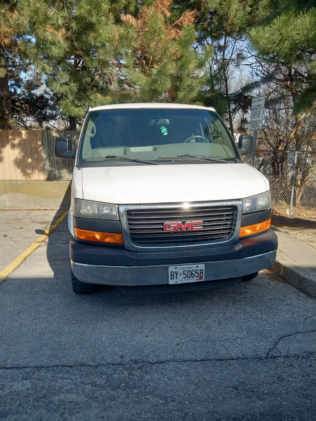 2015 GMC savan 2500 model