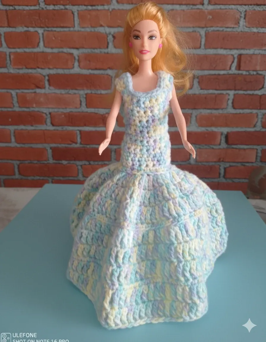 Handmade Crochet Barbie Dresses