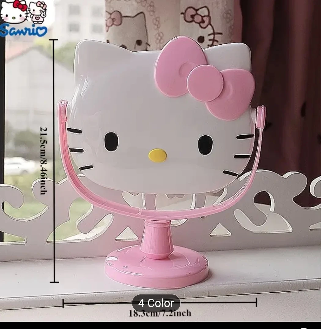 Sanrio Hello Kitty Mirror - Pink, 8.46 inch & Cosmetic Bag - photo 2