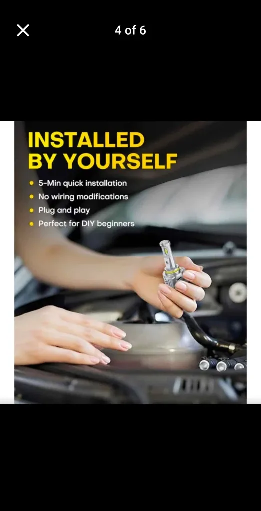 AUXITO 9005 LED Headlight Bulbs image indicator(3)