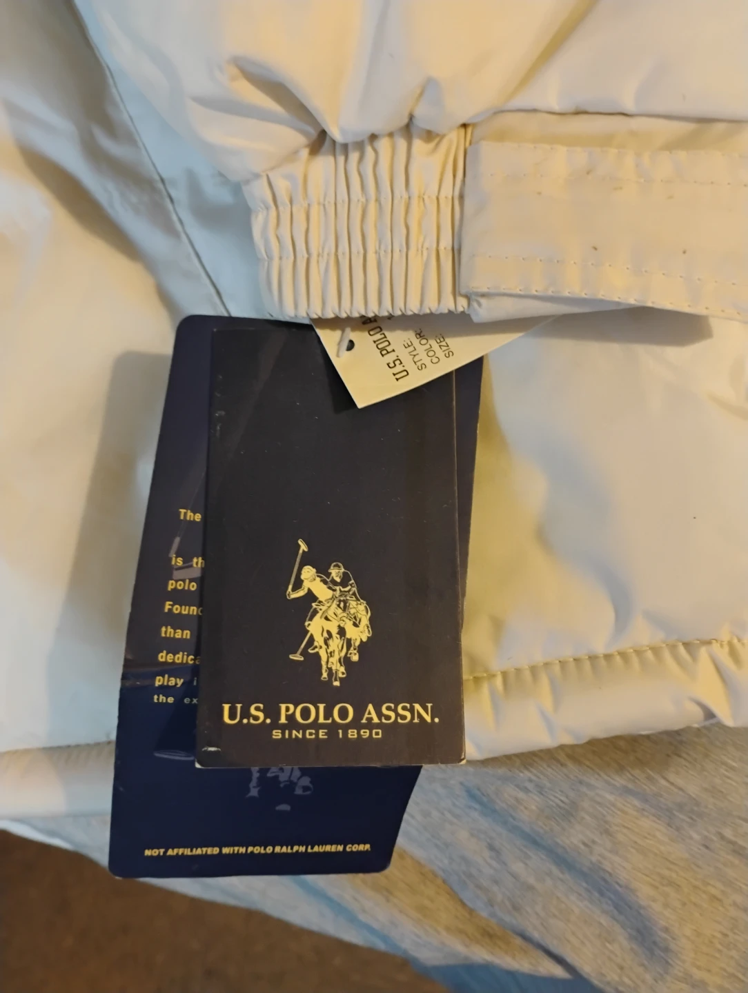 U.S. Polo Assn. White Puffer Jacket - photo 2
