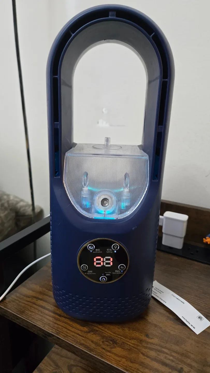 Portable Air Cooler Fan with Humidifier image indicator(2)