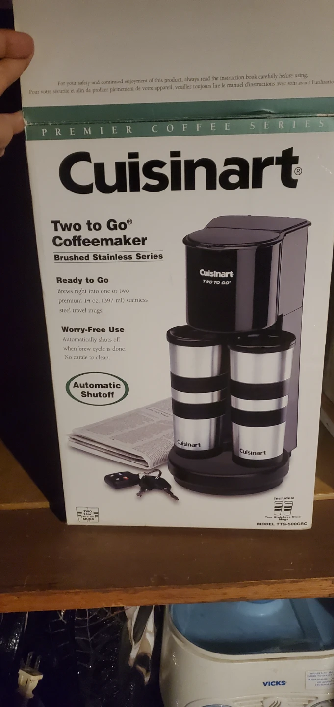 Cuisinart Two to Go Coffeemaker - Brushed Stainless Series