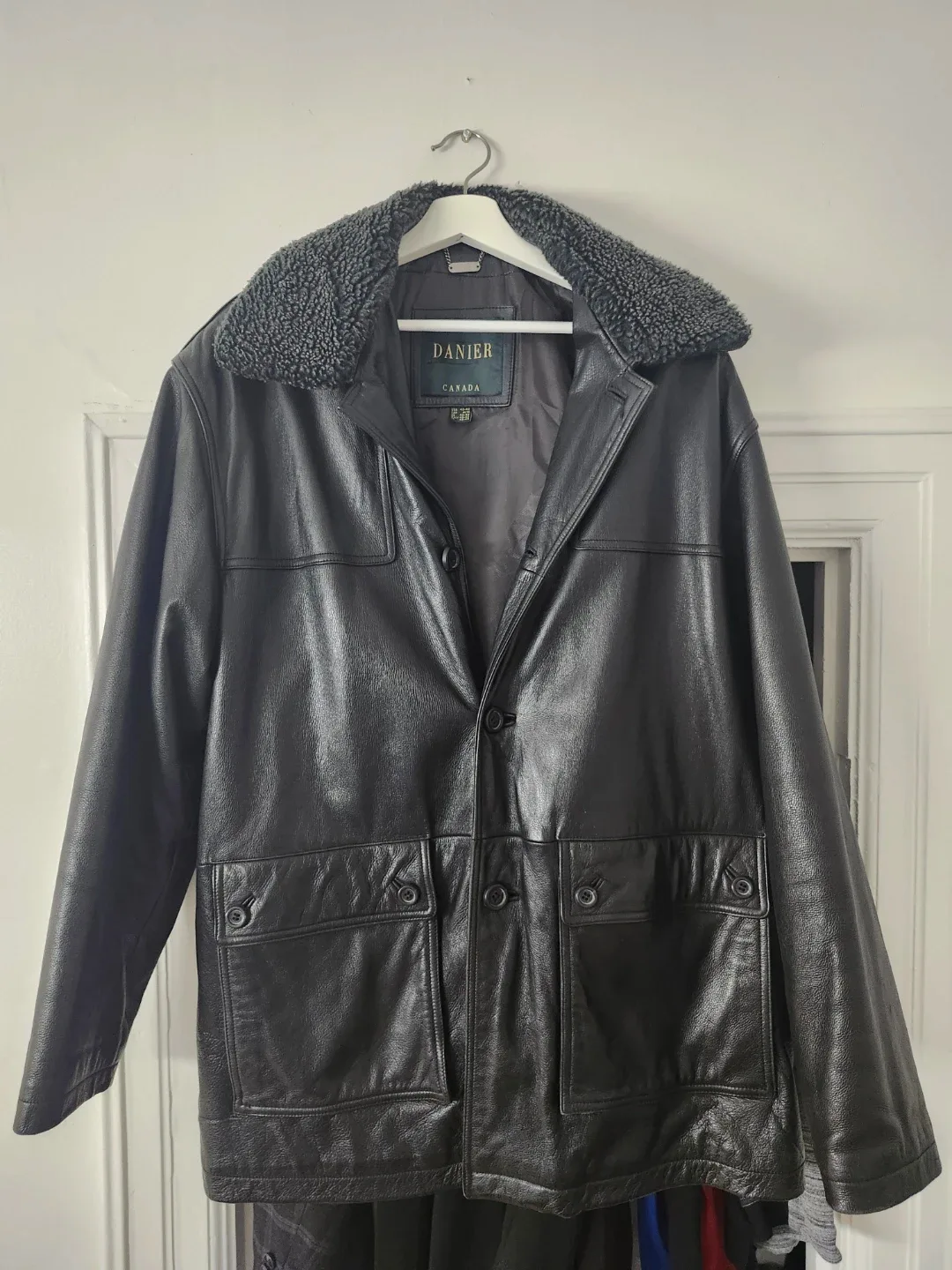 Danier Leather Jacket, Size 42