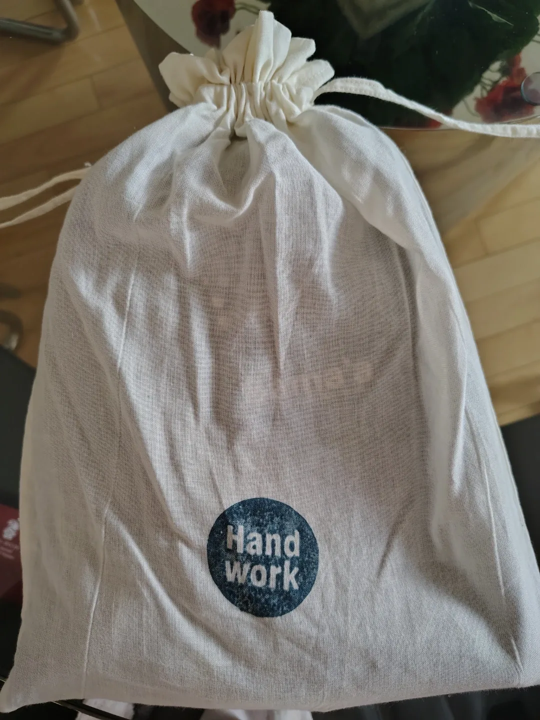 Beautiful Arjak Hand-Dyed Fabric from Sama'a-Indigo (8' x 4') image indicator(5)