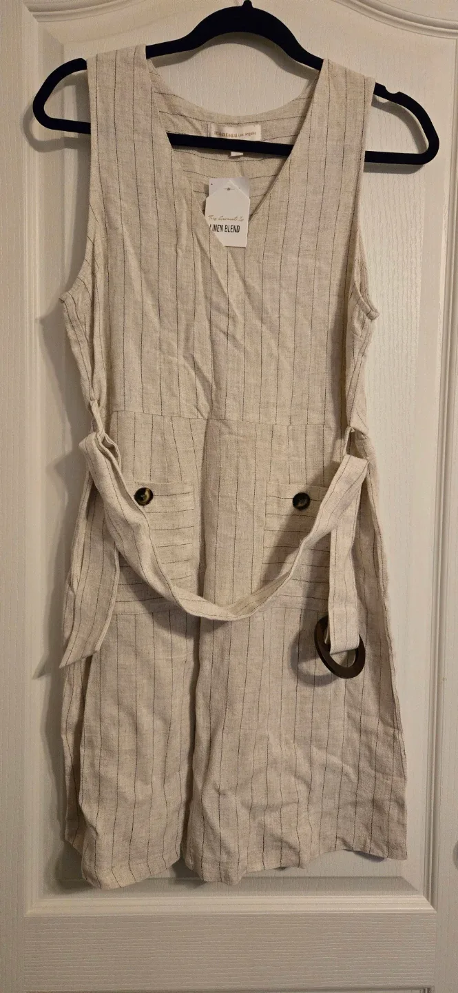 Montague Los Angeles Linen Blend Dress