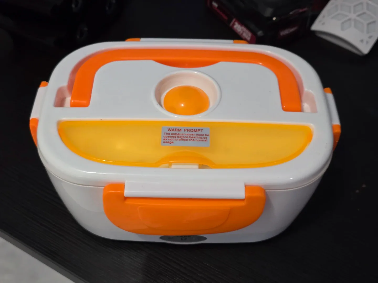 Electric Lunch Box - White & Orange image indicator(2)