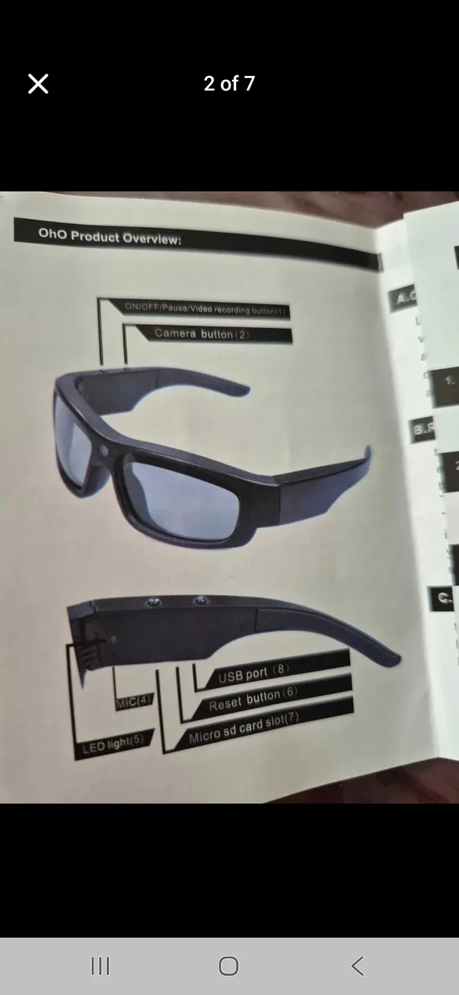 Oho HD Video Sunglasses image indicator(2)