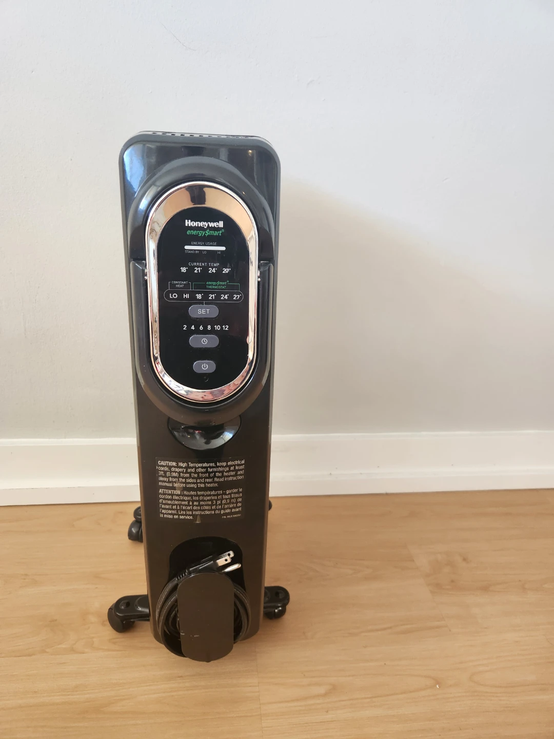 Honeywell EnergySmart Radiator Heater - Black