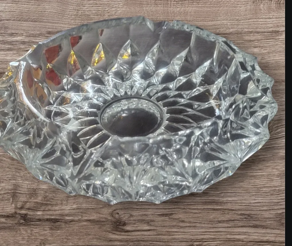 Crystal Glass Ashtray